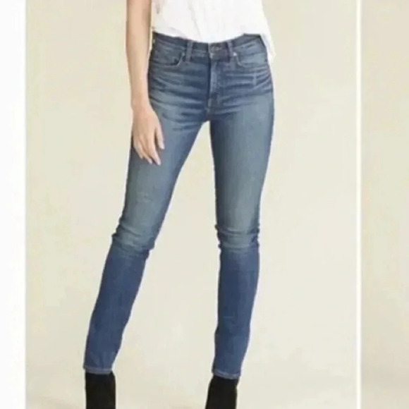 New NWT Veronica Beard Debbie High Rise Skinny Jeans size 28 keystone denim blue - Picture 1 of 9